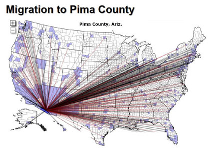 Inbound Migration to Pima County