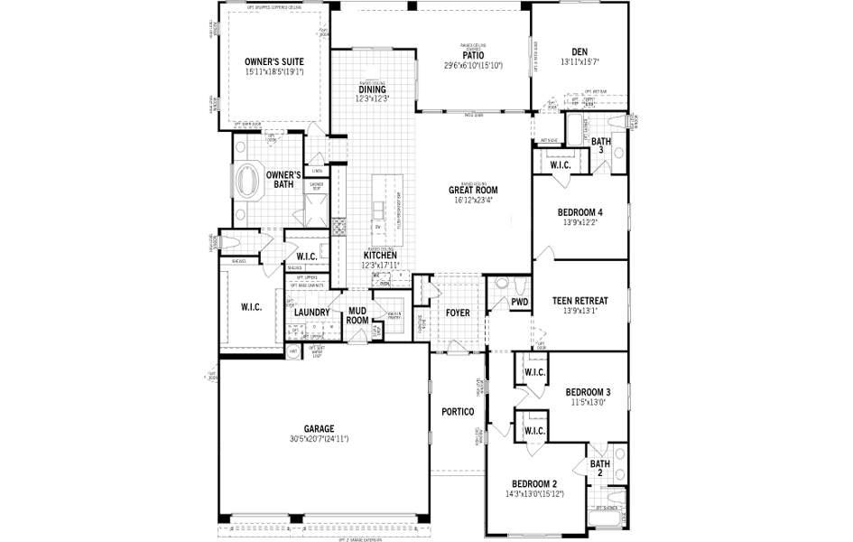 ALTERRA AT VISTOSO TRAILS FLOOR PLAN Vale Model