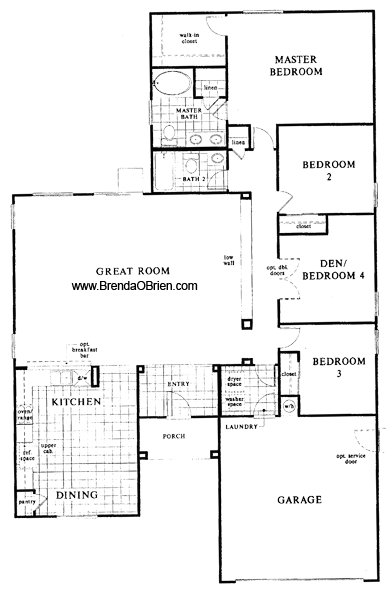 KB Model 2045 Floor Plan