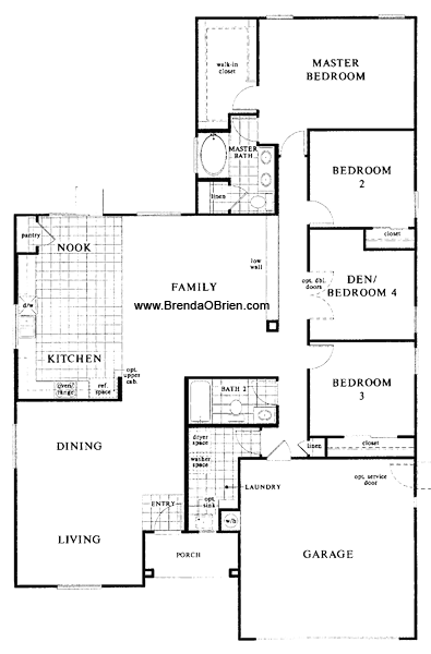 KB Model 2082 Floor Plan