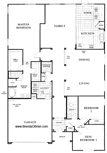 KB Model 2483 Floor Plan