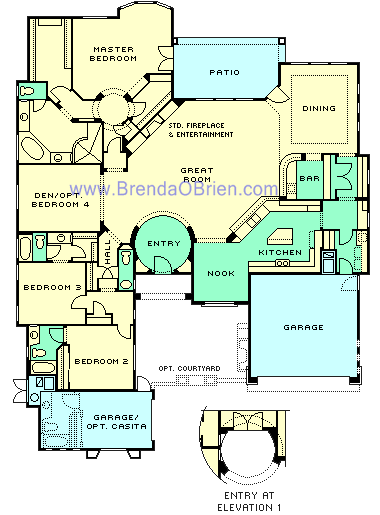 Model 3853 Floor Plan