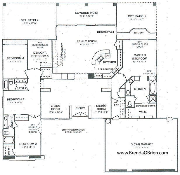 Somerset Floor Plan 3019 Model