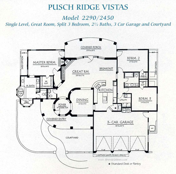 Pusch Ridge Vistas Model 2290 Plan
