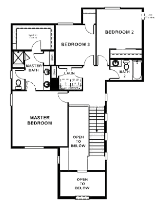 Claire Floor Plan - Upstairs