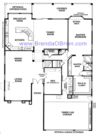 Durango Floor Plan - 3 Bedrooms