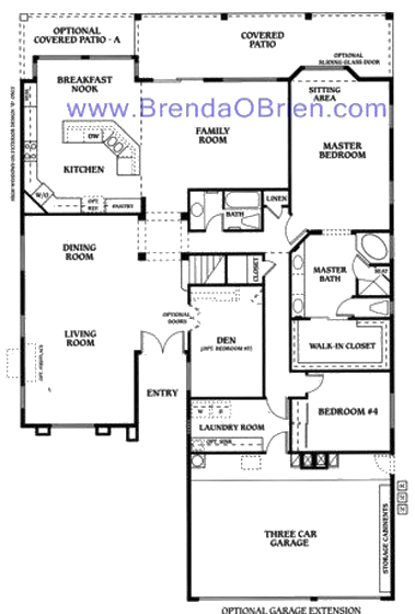 Durango Floor Plan - 4 Bedrooms