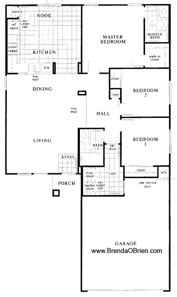 1300 Model Floor Plan
