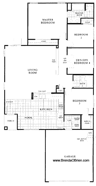 1560 Model Floor Plan