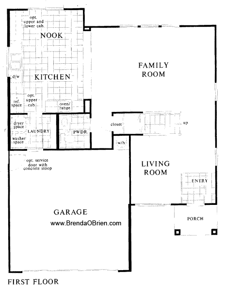2121 Model Floor Plan Main Floor