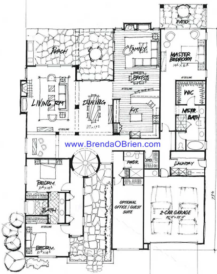 Stonegate Floor Plan Maddalena Model 4 Bedroom