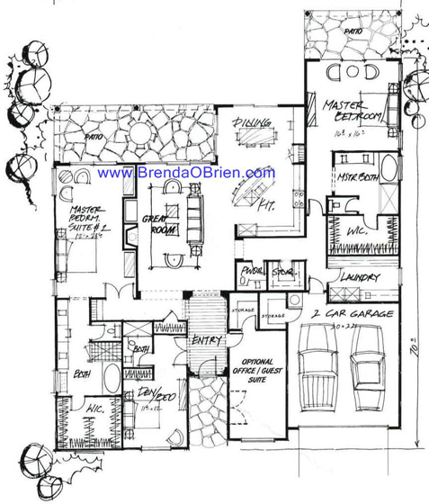 Stonegate Floor Plan Terracina Model 4 Bedroom