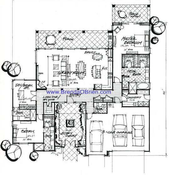 Stonegate Floor Plan Treviso Model 3 Bedroom