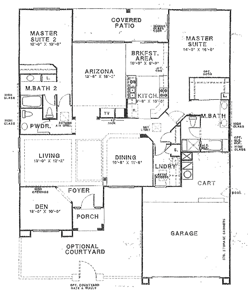 Expanded Hampton Floor Plan - 2 Bedrooms
