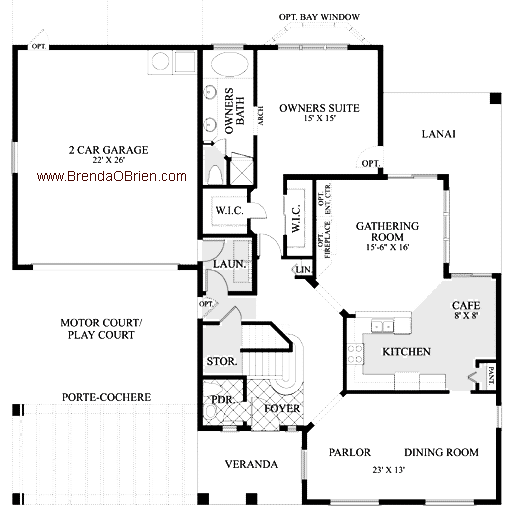 Arabesque Floor Plan Main Floor
