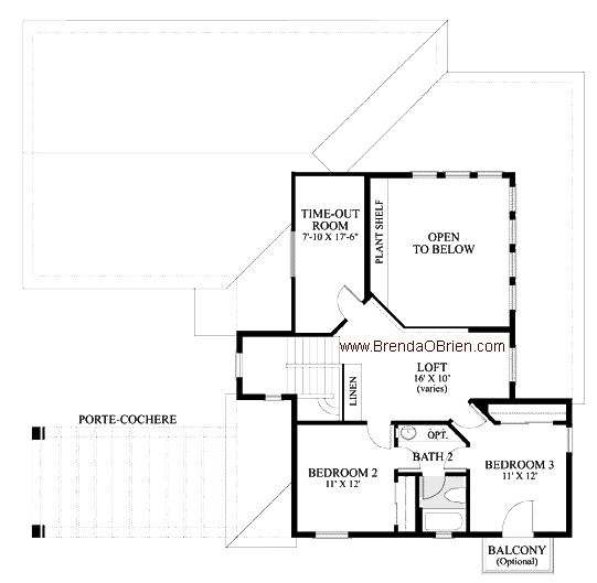 Arabesque Floor Plan Upstairs Floor
