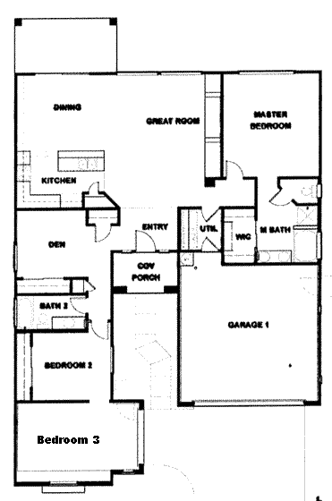1664 Floor Plan