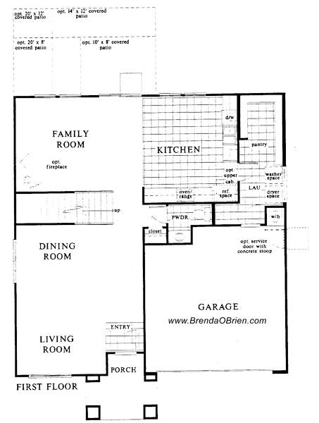 KB 2591 Floor Plan - Downstairs