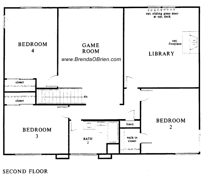 KB 3094 Floor Plan - Upstairs