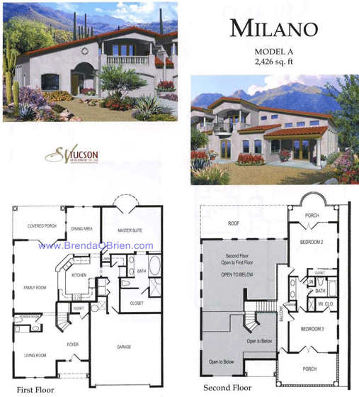 Villa Milano Floor Plan - Milano Model