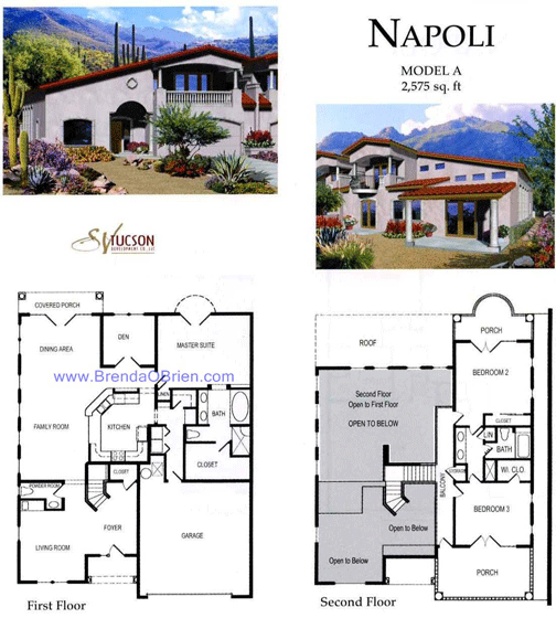 Villa Milano Floor Plan - Napoli Model
