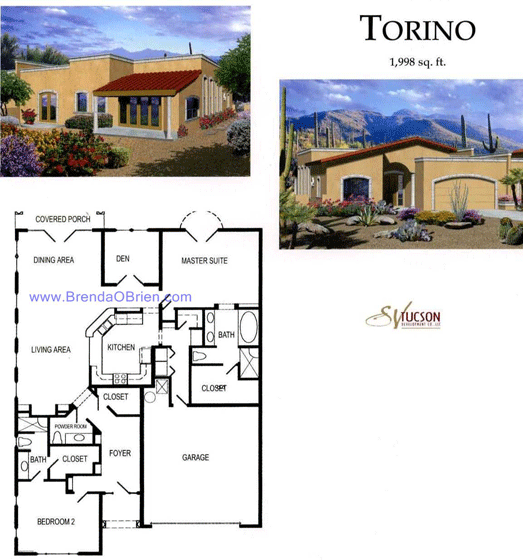 Villa Milano Floor Plan - Torino Model