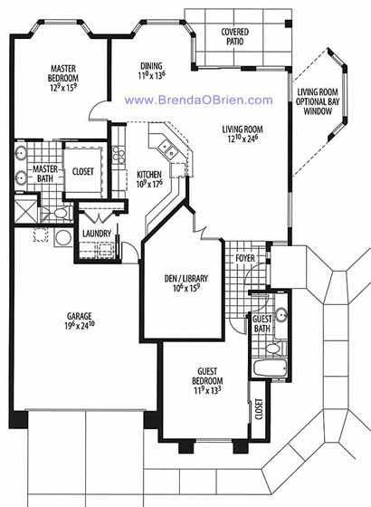 Chula Vista Floor Plan - 2 Bedrooms