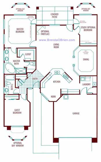 Vista Encanto Floor Plan - 3 Bedrooms