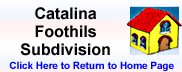 Catalina Foothills Subdivision