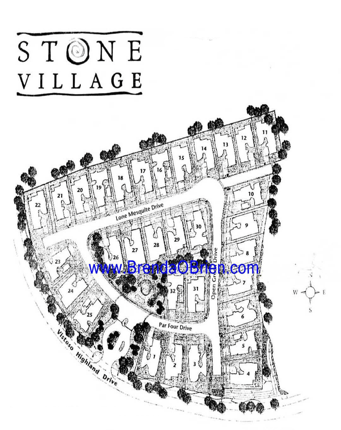 Stone Village Plat Map
