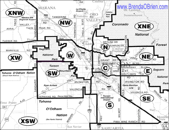 Tucson MLS Map