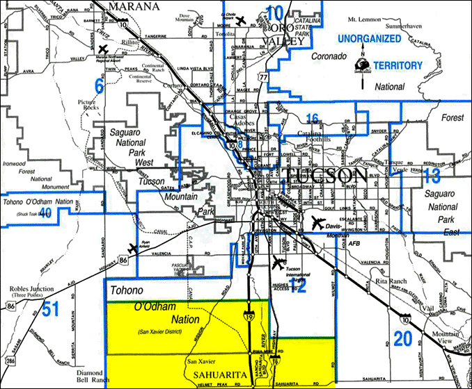 Sahuarita School District Map