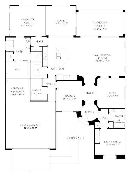Del Webb at Dove Mountain Serenity Floor Plan