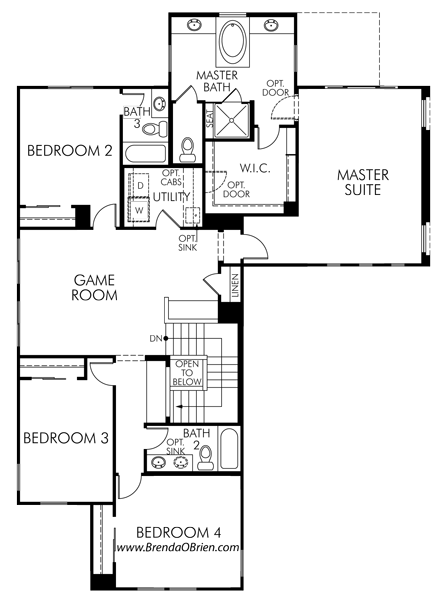 Meritage Rancho Vistoso Gallatin Floor Plan