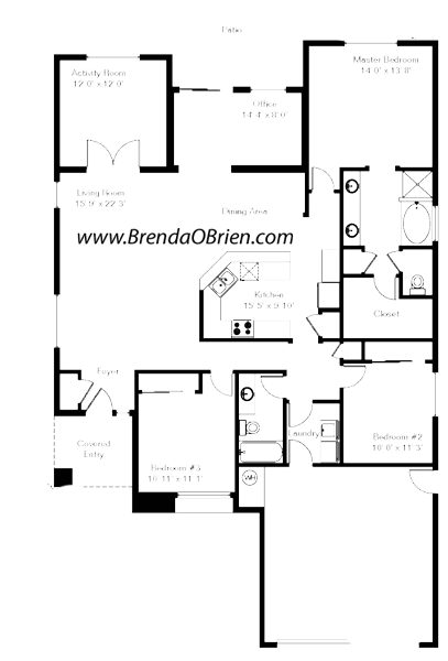 Monterey at Vistoso 1984 Floor Plan