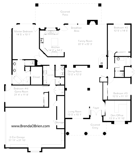 Oro Valley Heights 3208 Floor Plan