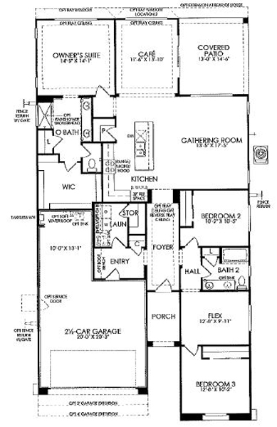 Rancho Vistoso Valley Vista Acerra Floor Plan