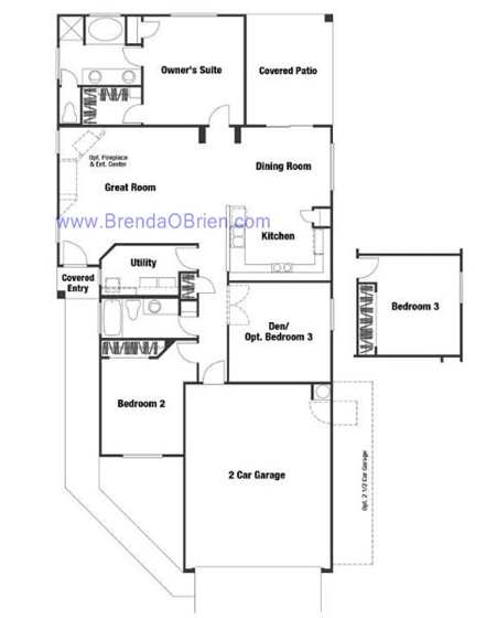 The Retreat at Dove Mountain Platino Floor Plan