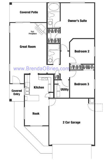 The Retreat at Dove Mountain Topacio Floor Plan