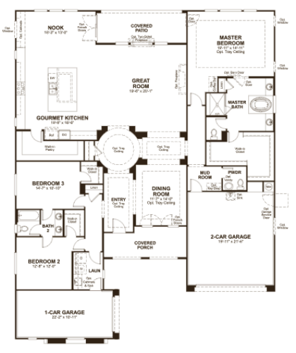 Richmond American At Vistoso Highlands Holbrook Floor Plan