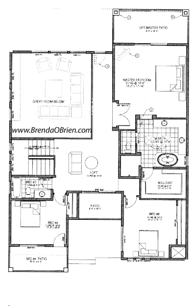 Skyranch Model D Upstairs Floor Plan