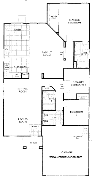 1669 Model Floor Plan