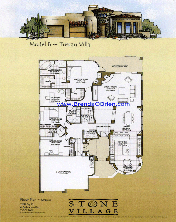 Stone Village Tuscan A Floor Plan