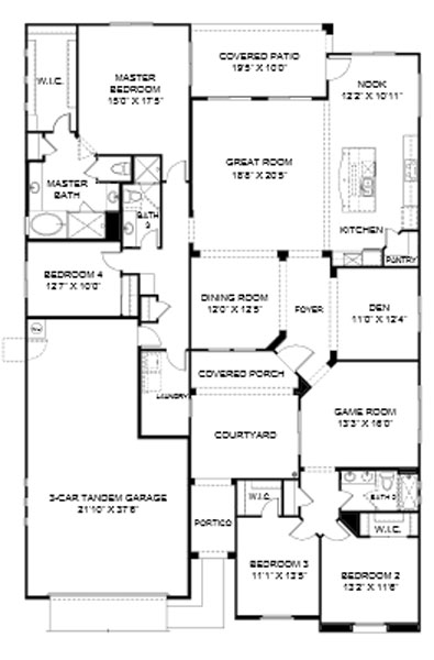 Summit at Center Point Vistoso  Cholla Floor Plan