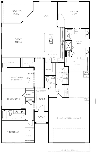Villages at Silverhawke Aldea Floor Plan