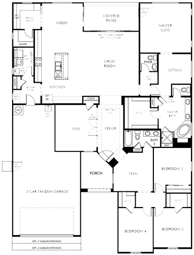 Villages at Silverhawke Catalina Floor Plan