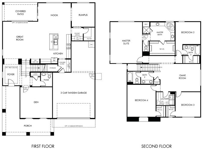 Villages at Silverhawke Rincon Floor Plan