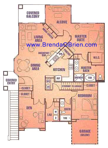 Vistoso Golf Casita Augusta Floor Plan