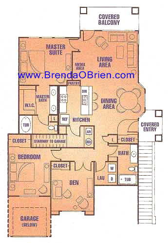 Vistoso Golf Casita Spyglass Floor Plan