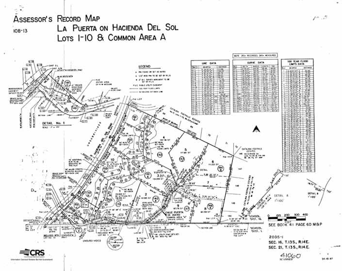La Puerta Plat Map